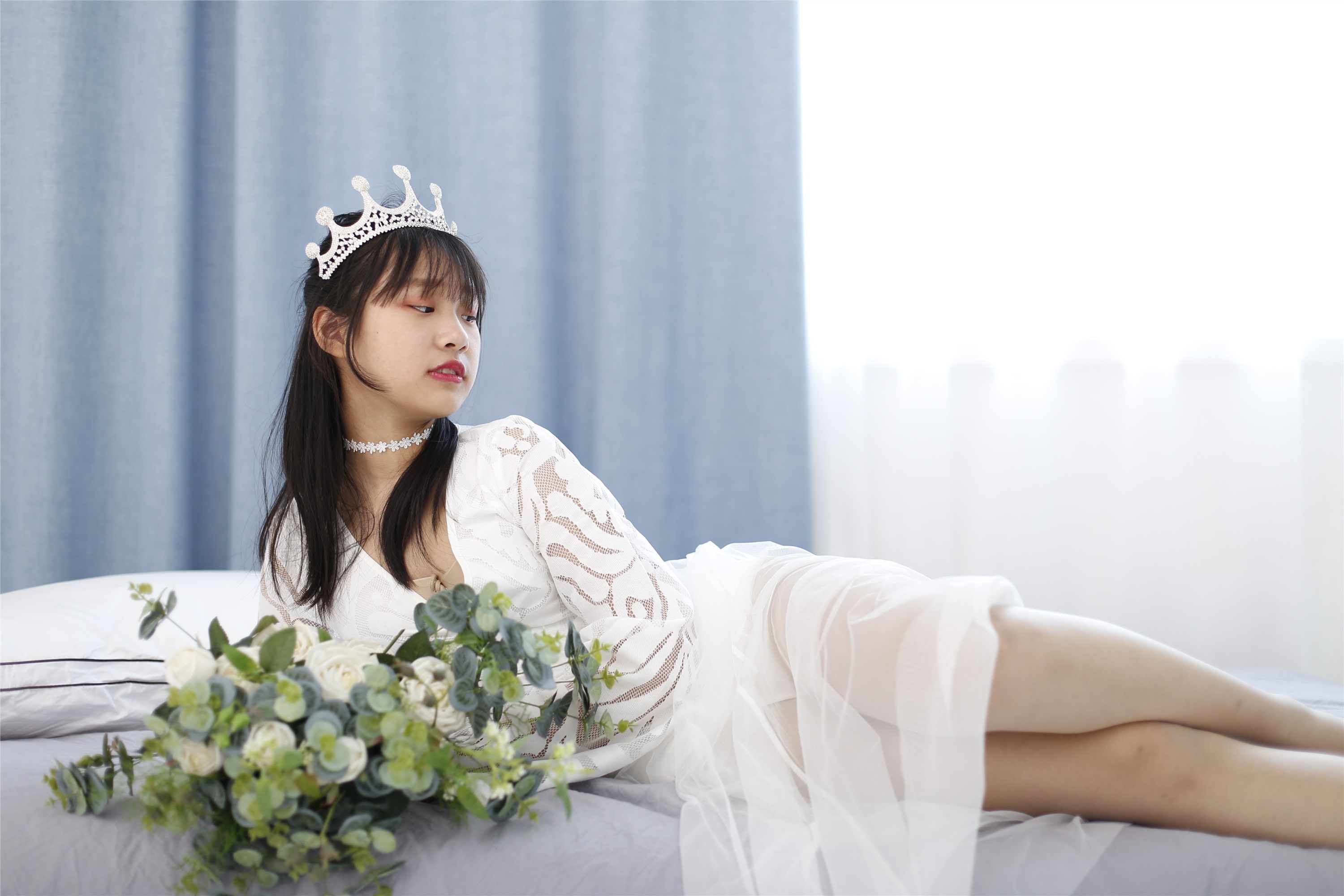 奈丝写真  NO.089 蛋白粉-轻透纱裙